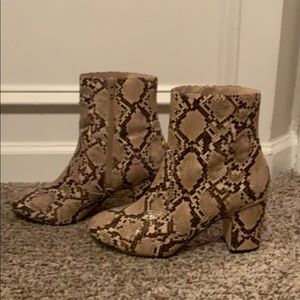 Snake Skin Boots